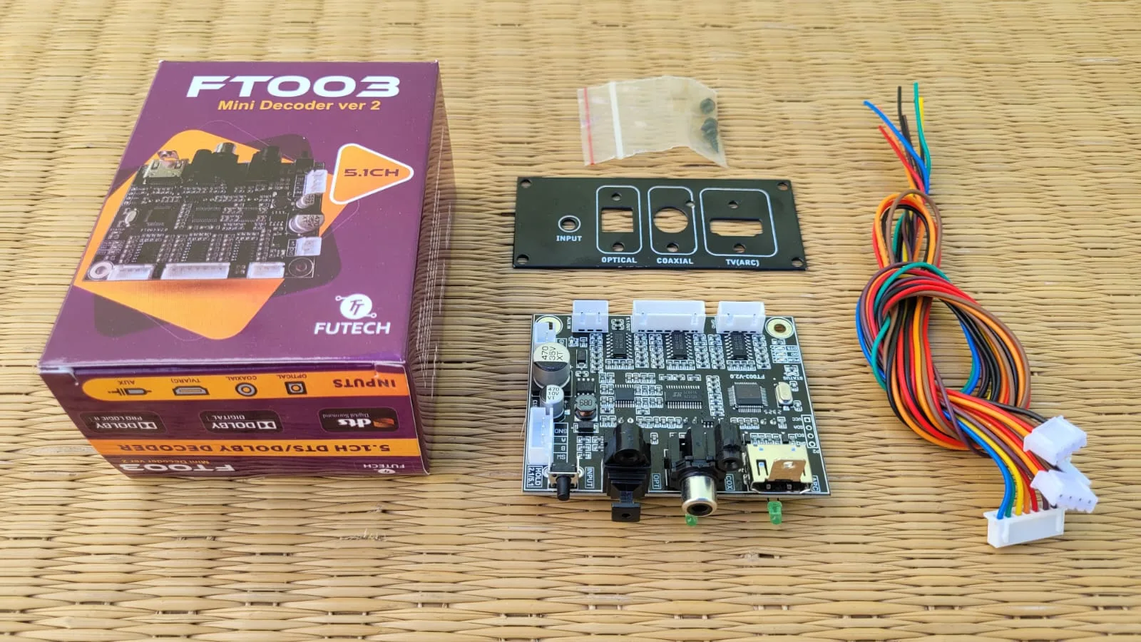 FU Tech FT003 (Ver 2.0 & SW Ver 3.5) 5.1 Channel DTS & DOLBY Decoder