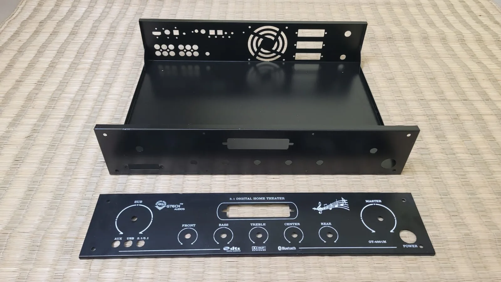 G-Tech (GT4001) 5.1 Full Metal Cabinet with FT003 & HD Audio Rush Box Fitting Options