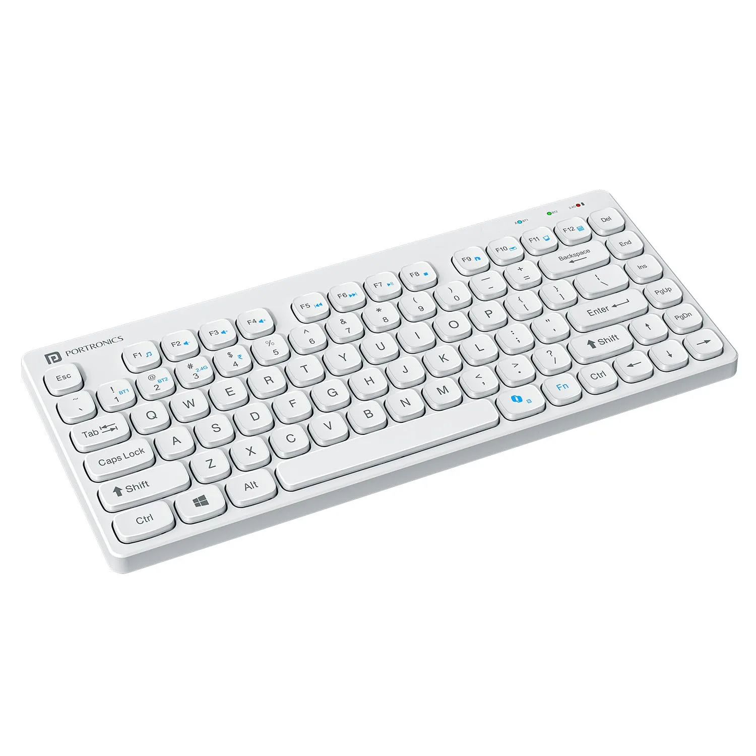 Portronics Bubble Multimedia Wireless Keyboard 2-4 GHz