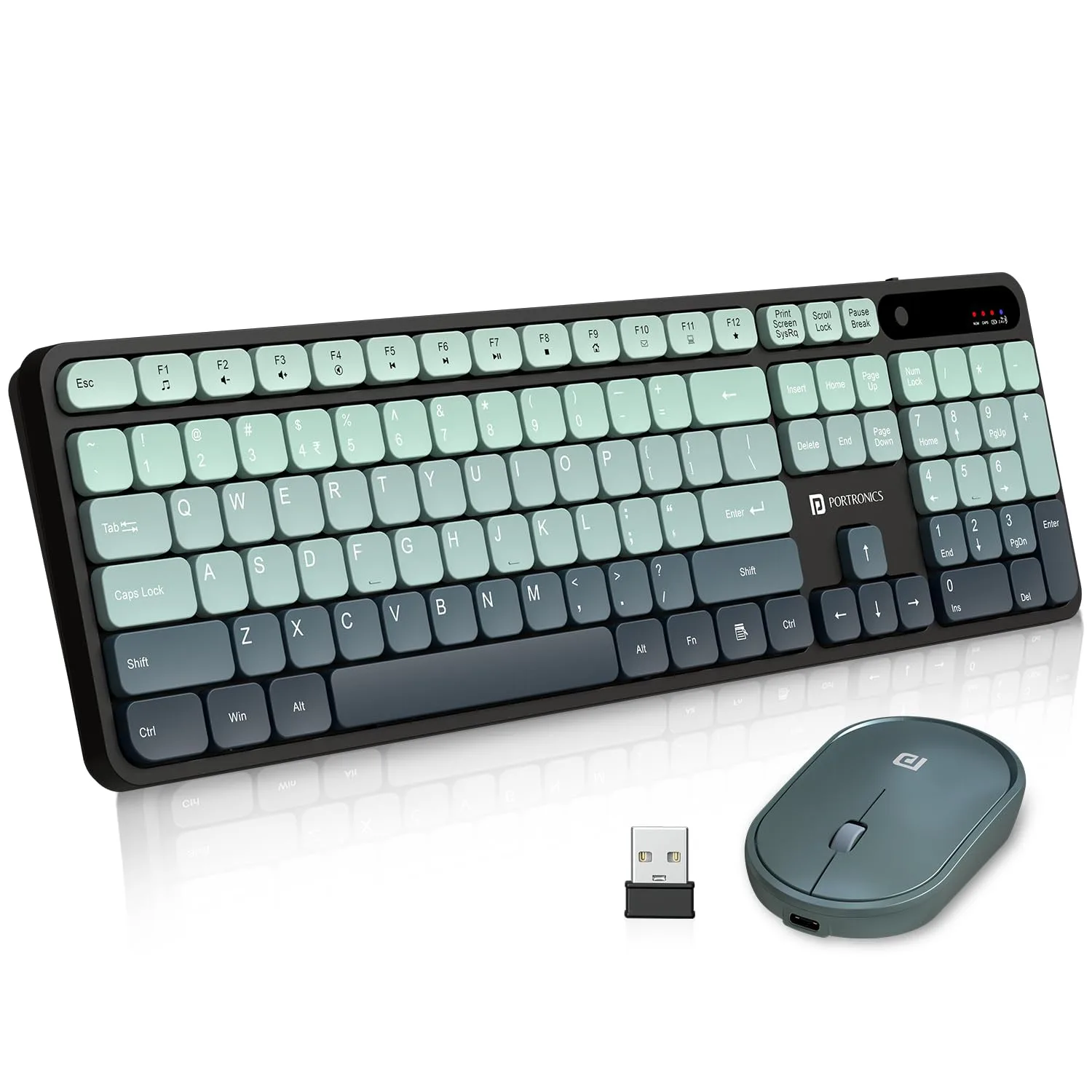Portronics Key11 Combo Rechargeable Wireless Keyboard