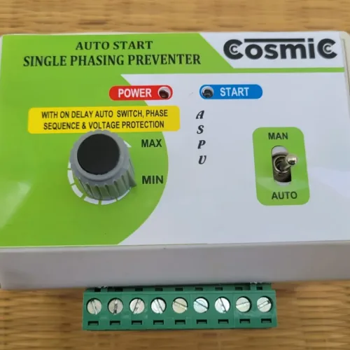 Auto Start Single Phasing Preventer for 3-Phase DOL Motor Starter