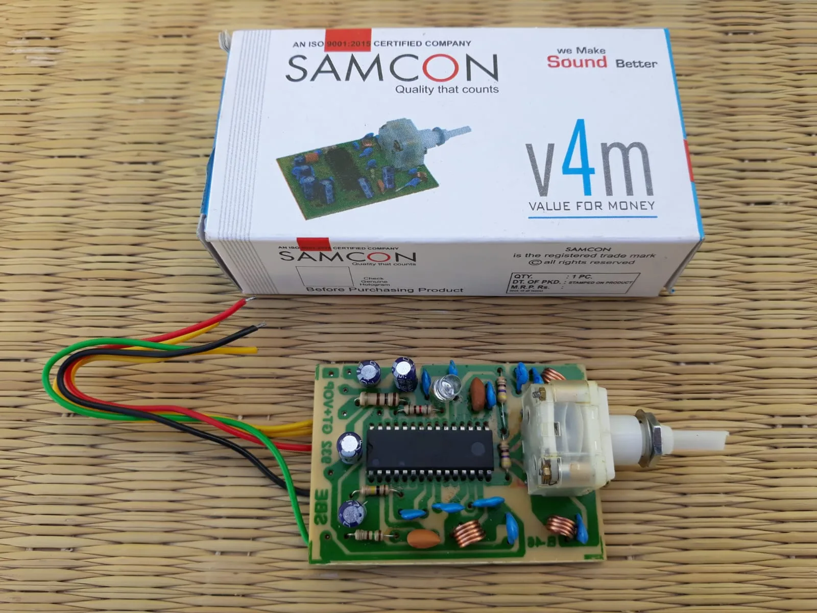 Samcon SONY IC Analog FM Radio Receiver Board