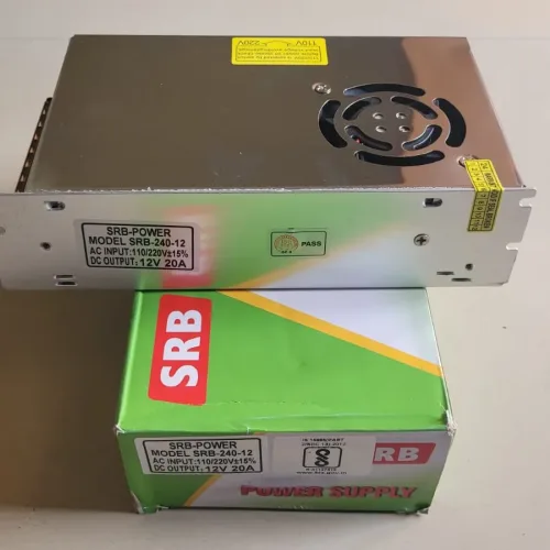 230V AC to 12V, 20A DC SMPS power supply