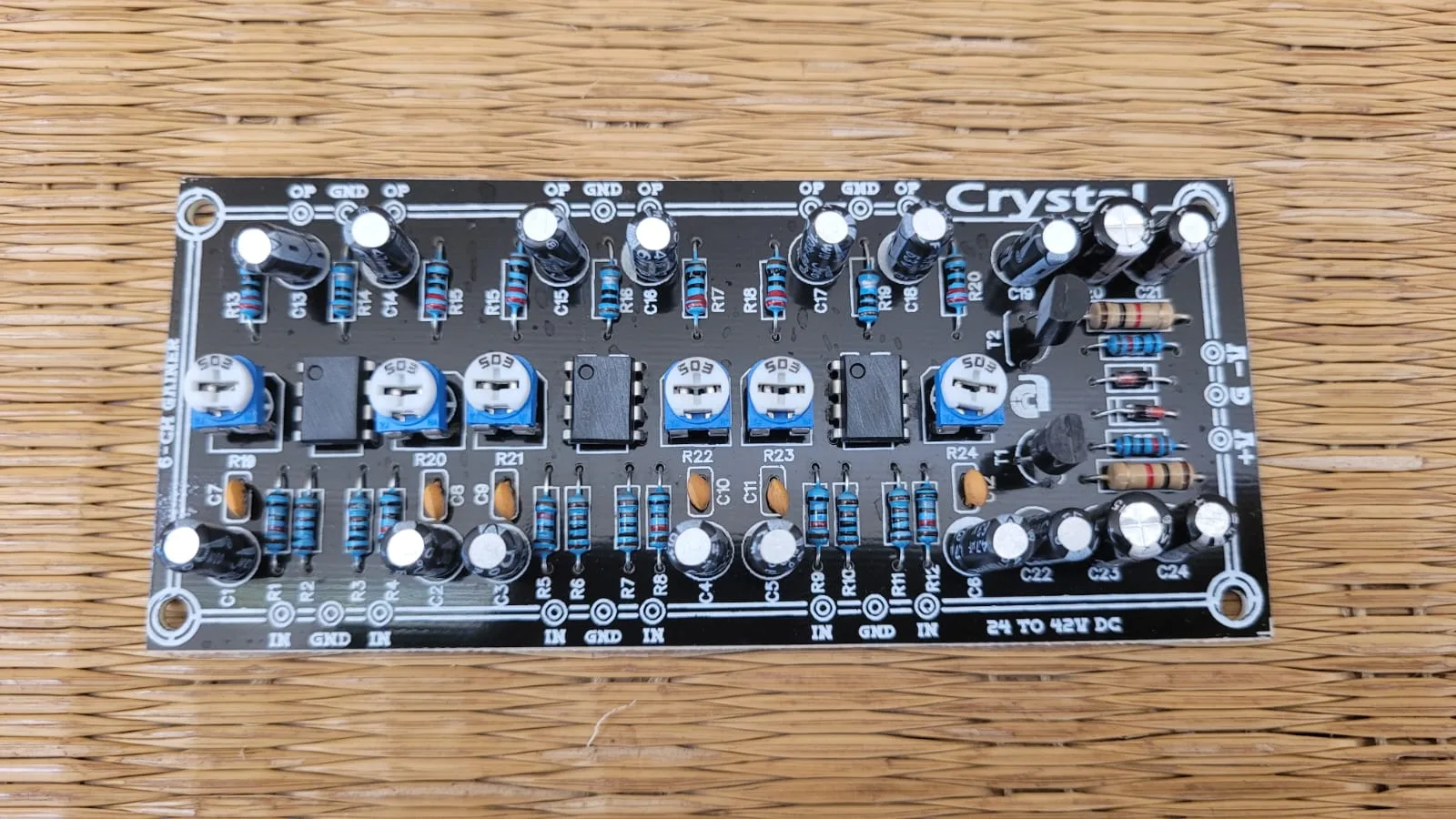 6-Channel Gainer board from Crystal Audio