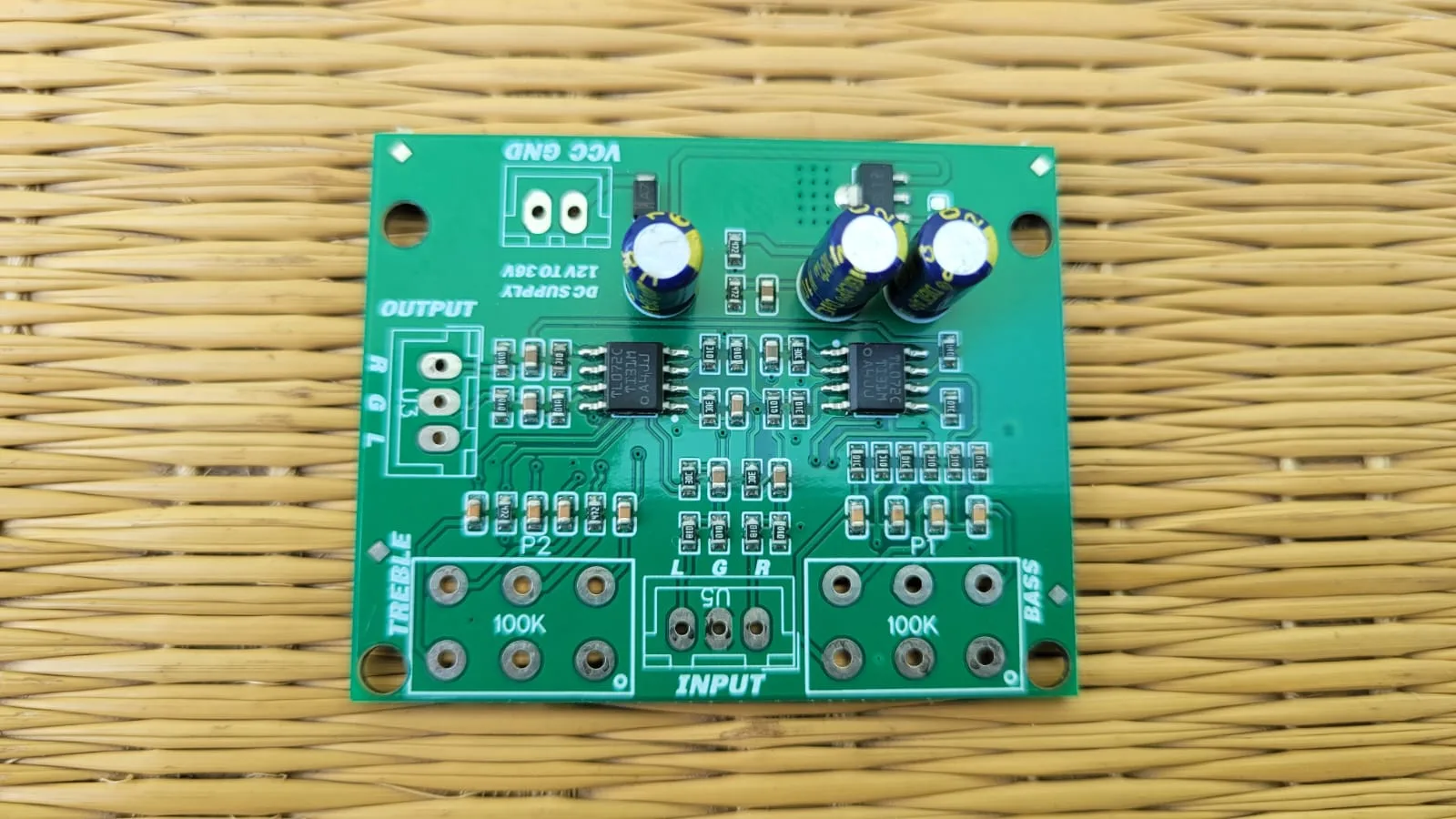 12V to 36V DC Supply Bass, Treble Board from Extreme Amps
