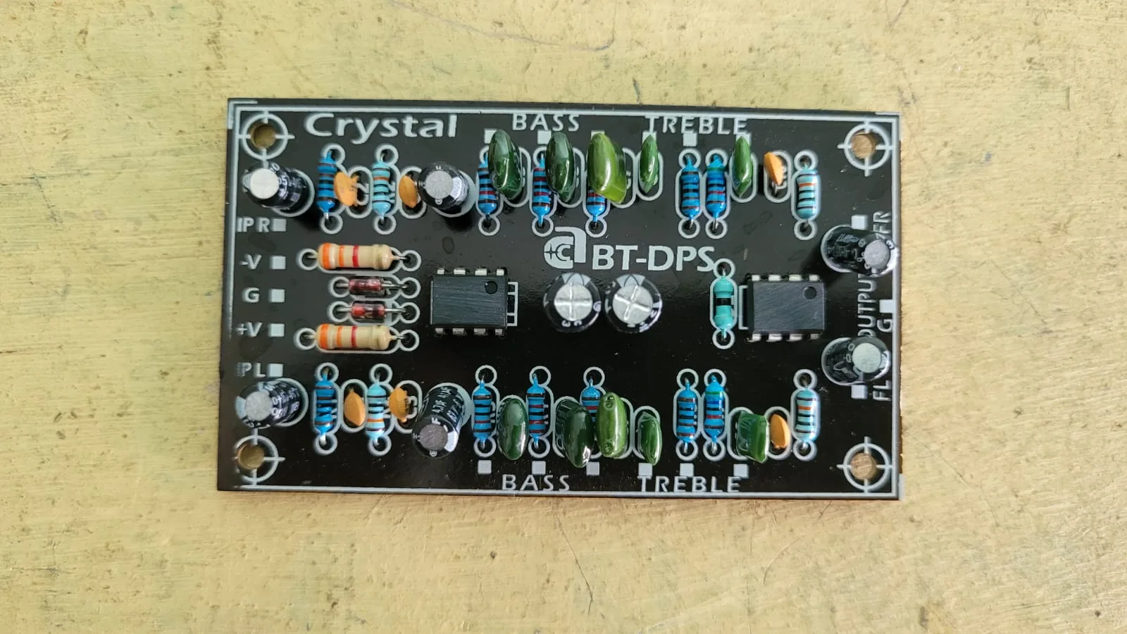 Crystal Dual Supply Bass Treble Board