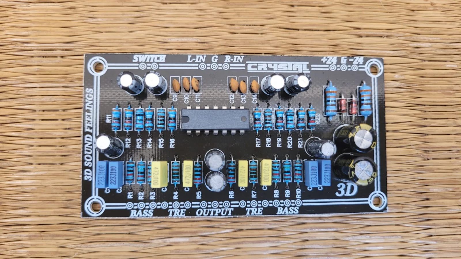 3D option Bass, Treble Board from Crystal Audio