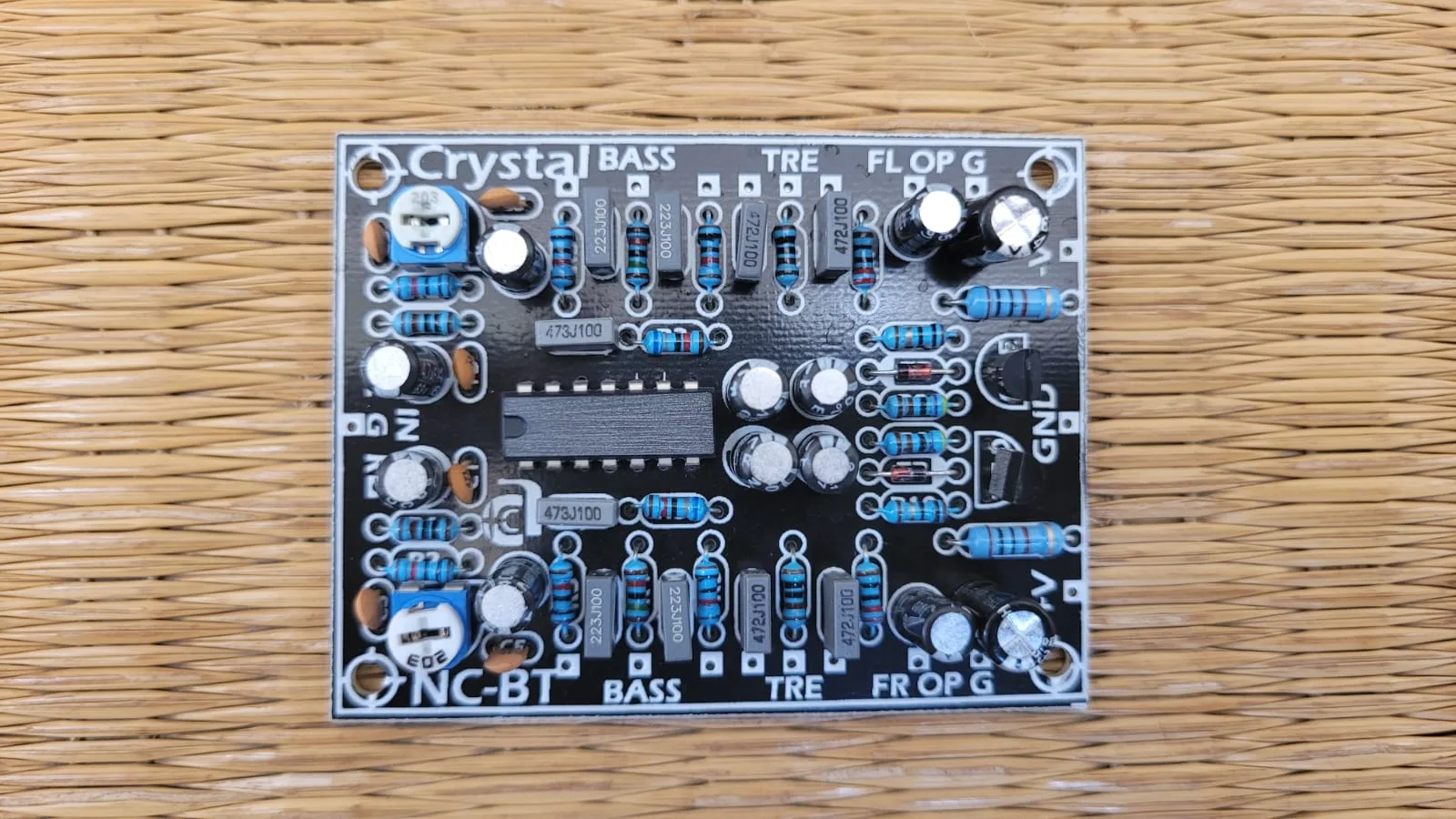 NC Bass, Treble Board with gainer from Crystal Audio