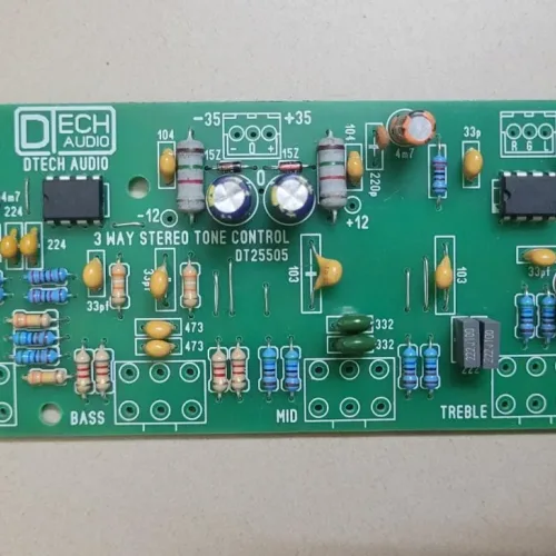 Dual Supply Operated 3-Way Tone Control Board