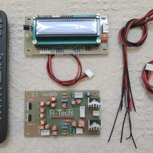 2.1 Remote Kit with LCD Display Using PT2033-S Audio Processor