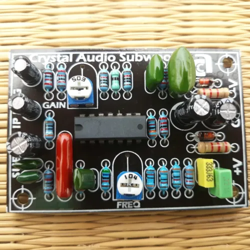 Crystal Dual Supply Operated Subwoofer Pre Board with Gain and Frequency Control