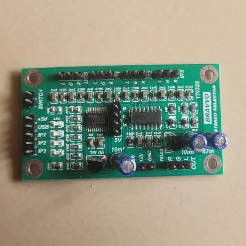 Stereo Audio Input Selector from Bravvo Company
