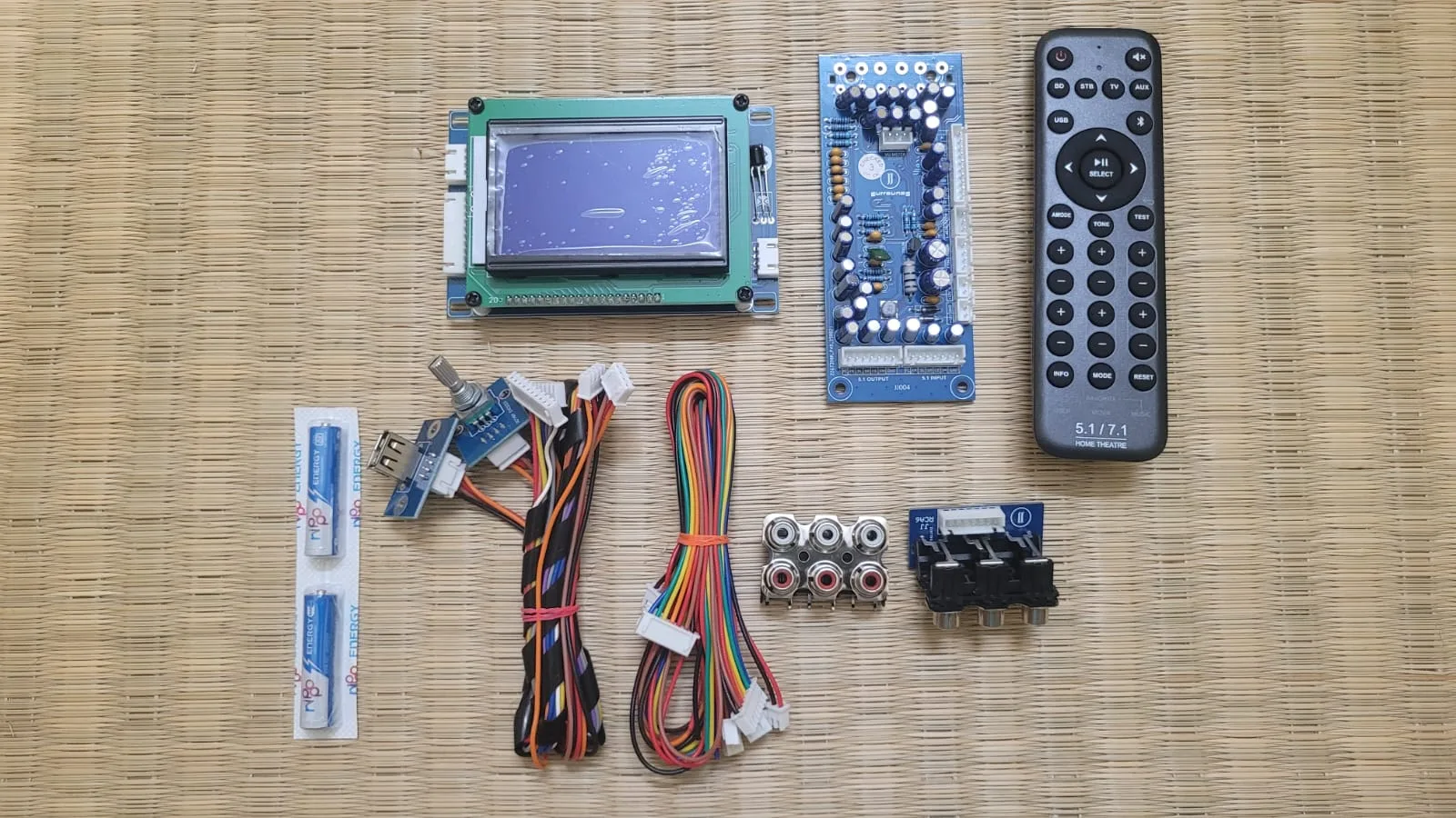 FU Tech (FT004G MAX) Graphic Display 5.1 Remote Kit with Inbuilt USB & Bluetooth Audio Player