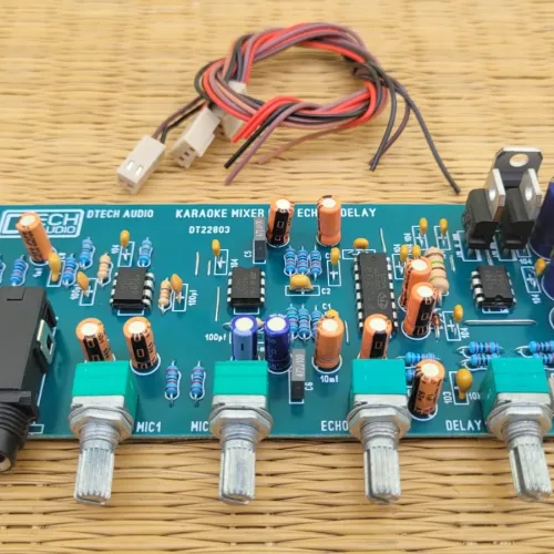 D-Tech Karaoke Mixer with Echo & Delay Board