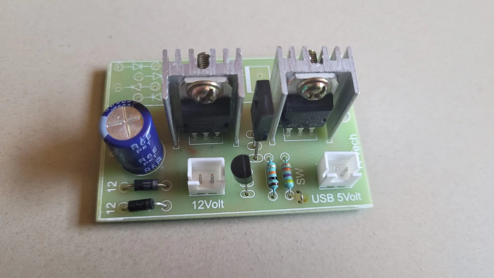 USB Bluetooth Audio Player Power Supply Switching Board