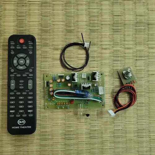 Stereo Remote Kit Using TDA7439 Audio Processor with Rotary Encoder