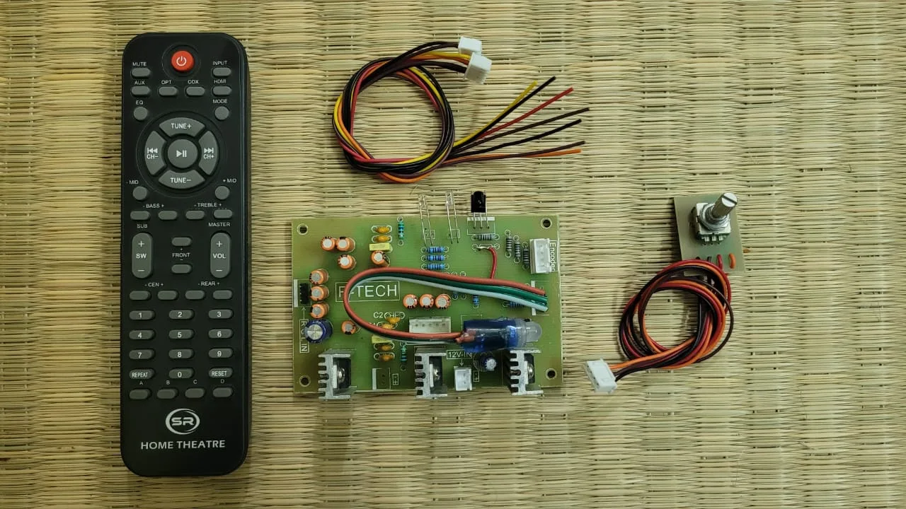 2.1 Remote kit with PT2033-S Audio Processor & rotary Encoder