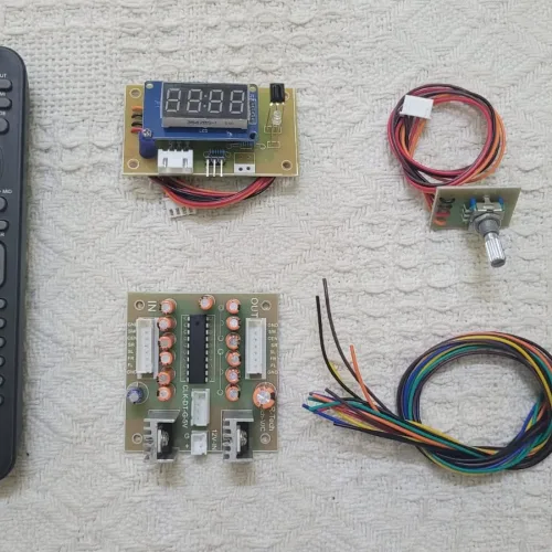 6-Channel (PT2258) Digital Volume Control Remote Kit with rotary encoder for 5.1 Amplifier