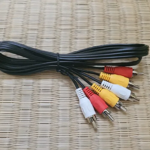 3-RCA to 3-RCA Cable 1.25Mtr Length