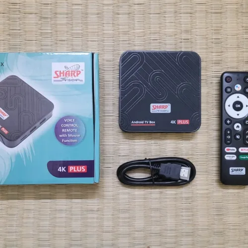 Sharp Vision 4K Android TV Box with 2GB RAM & 16GB Internal Memory