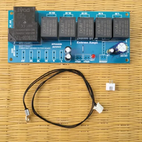 6-Channel Speaker Delay with Protection board with cooling FAN Control form Extreme Amps Brand