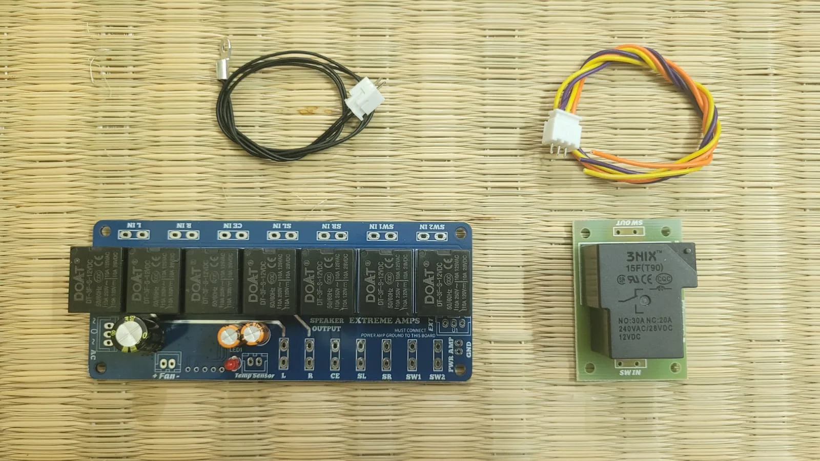 8-Channel Speaker Delay with Protection board with cooling FAN Control form Extreme Amps Brand