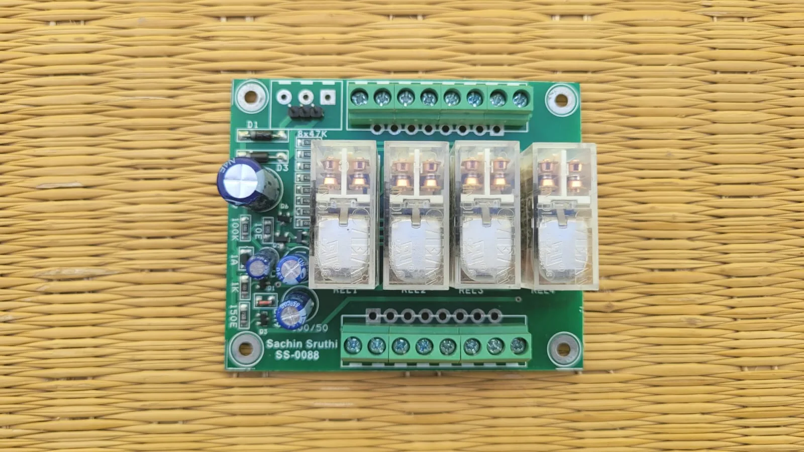 8-Channel Speaker Protection Board with Delay Circuit from Sachin Sruthi
