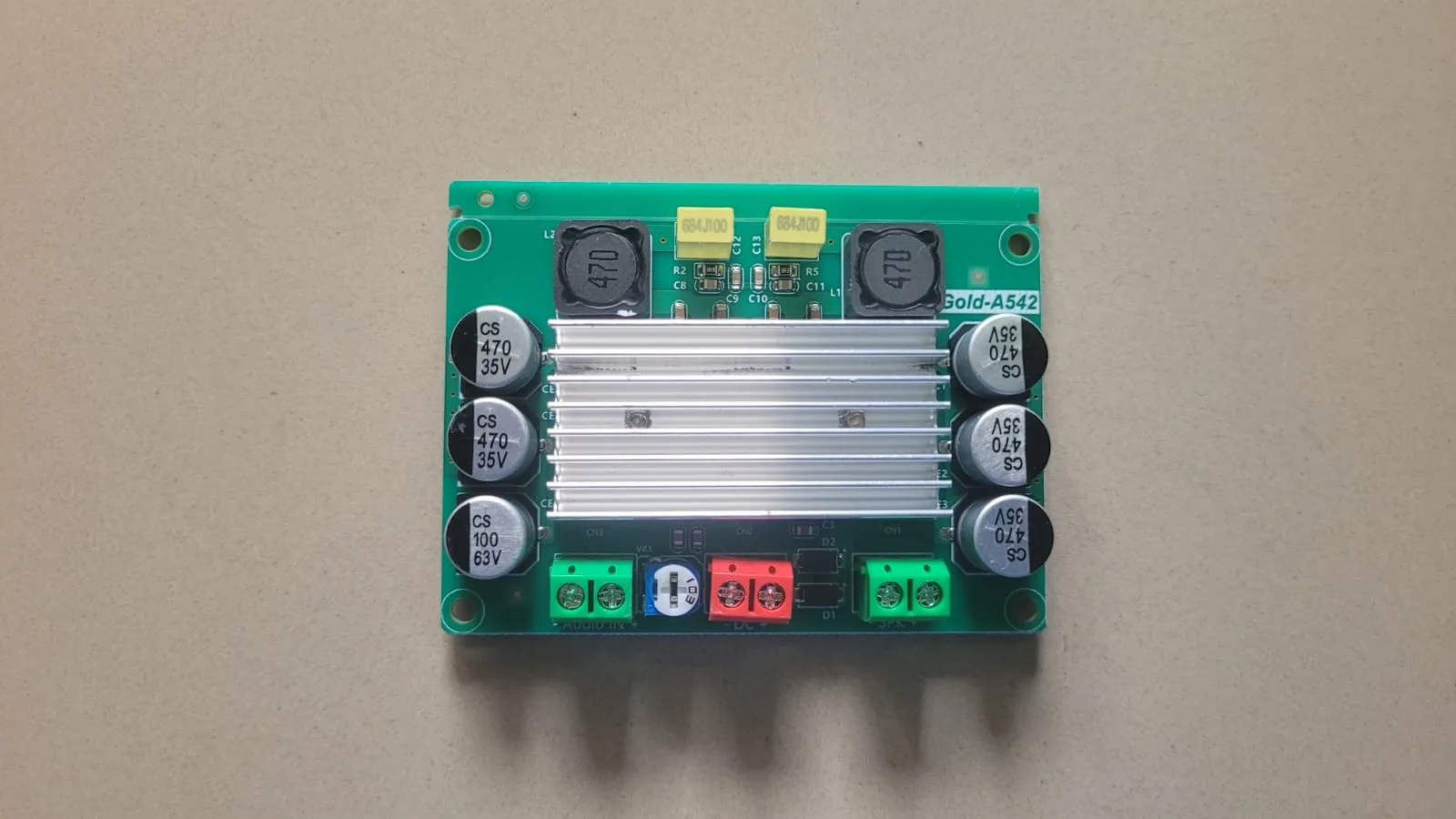 (Gold- A542) TPA3116D2 100W Class-D Mono Amplifier Board
