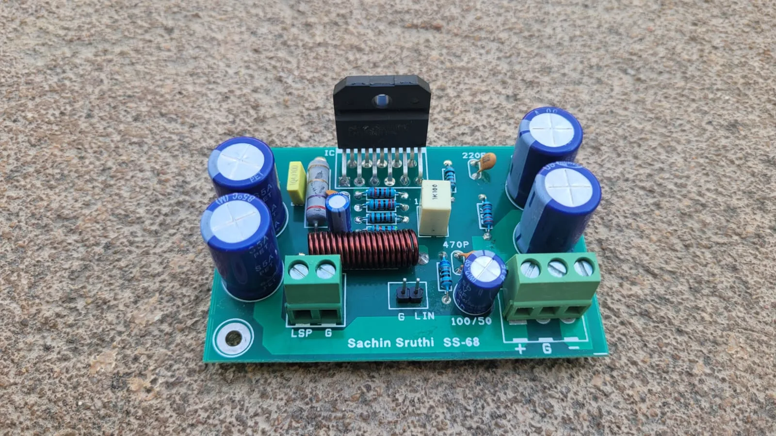 LM3886 Mono Hi-Fi Single Channel 68W Amplifier Board without Heat Sink