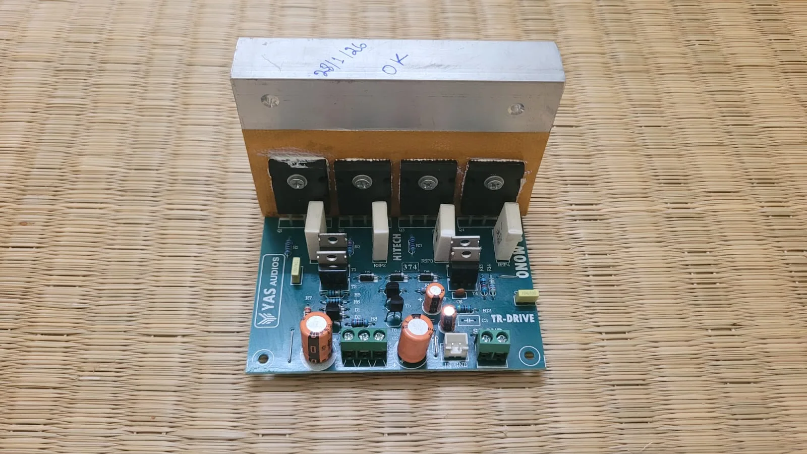 Toshiba (2SC5200 + 2SA1943) Bridge Mono Amplifier Board from YAS Audios