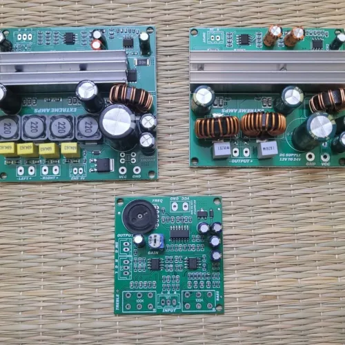 12V / 24V DC 2.1 Amplifier Boards with 2.1 Pre Board