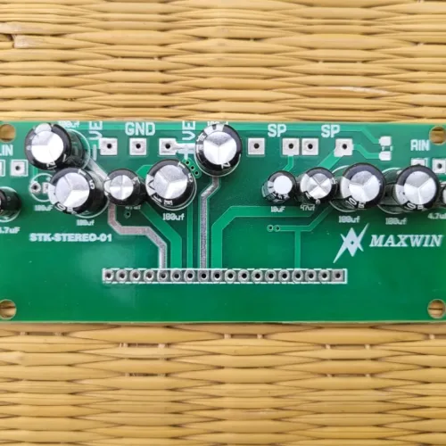 STK IC Stereo Driver Board for STK4141 or 4191 or 4231 IC from Maxwin Brand (Size: 90mm x 38mm)