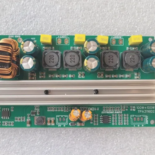 12V / 24V TPA3116D2 (100+100)W Class-D Stereo Amplifier Board from Extreme Amps company