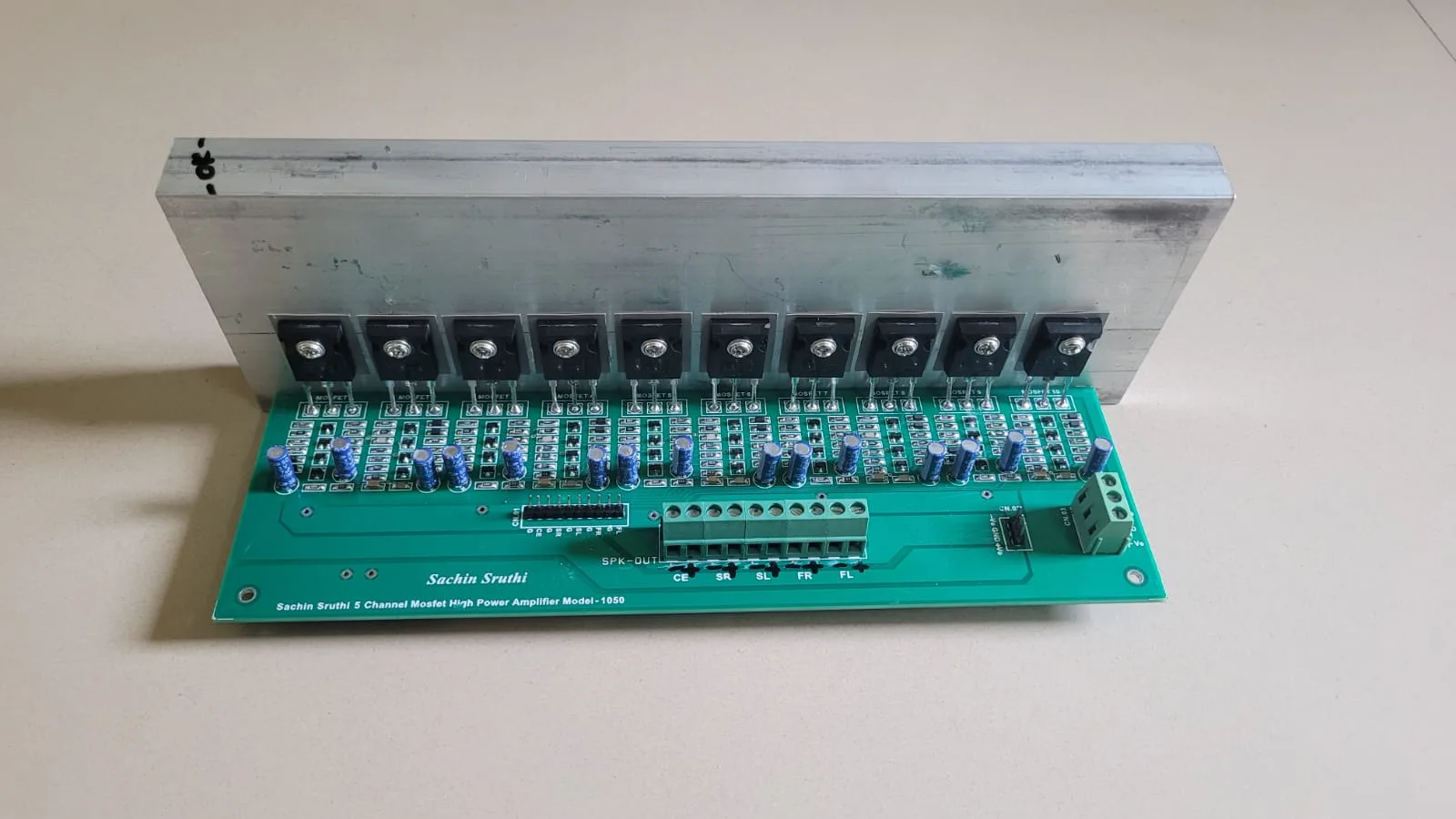 IRF150 5-Channel Amplifier Board from Sachin Sruthi company