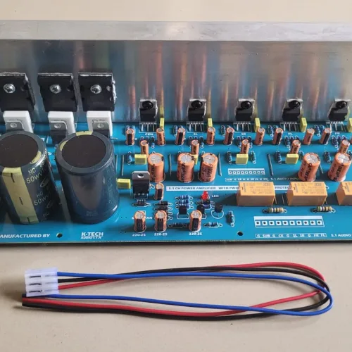 K-Tech (TDA2050+ Four Transistor) 5.1 Amplifier board with on board power supply & speaker delay with protection circuit
