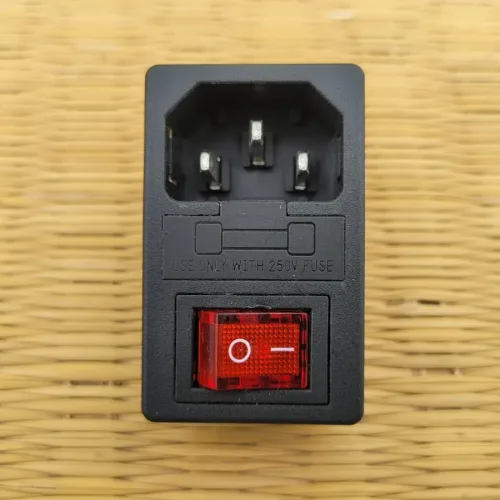 Power Socket (IEC Standard Type 10A 3-Pin Socket) with Switch