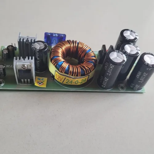 12V DC to 24 0 24V, 10A Dual Supply SMPS Board