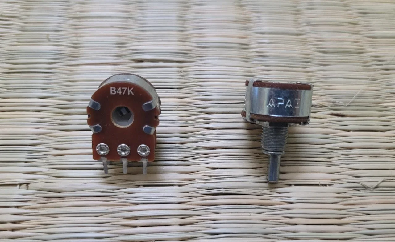 APAI 47K normal shaft smooth rotation type Stereo Volume Control (Potentiometer)