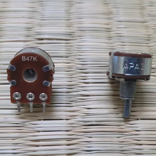 APAI 47K normal shaft smooth rotation type Stereo Volume Control (Potentiometer)