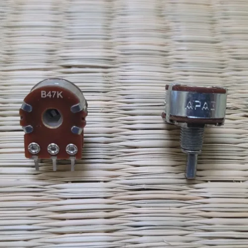 APAI make 47K gear step rotation type Stereo Volume Control (Potentiometer)