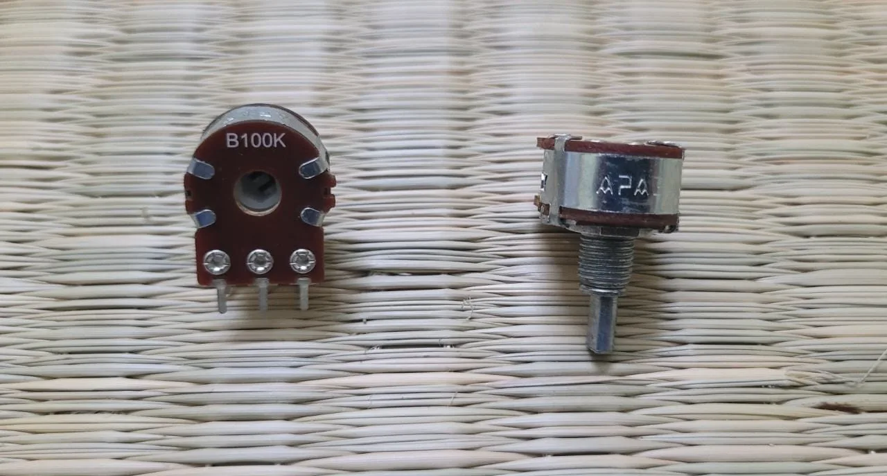 APAI 100K Normal Shaft smooth rotation type Stereo Volume Control (Potentiometer)