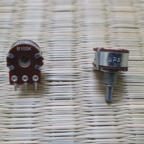 APAI make 100K gear step rotation type Stereo Volume Control (Potentiometer)