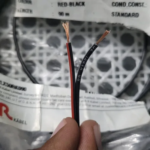 RR Brand Speaker Wire 0.5 Sq.mm (35rs Per Metre) Pure Copper