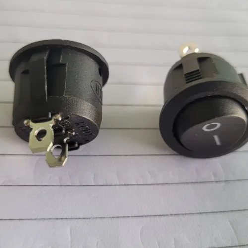 Round Rocker Switch (2-Pin Type)