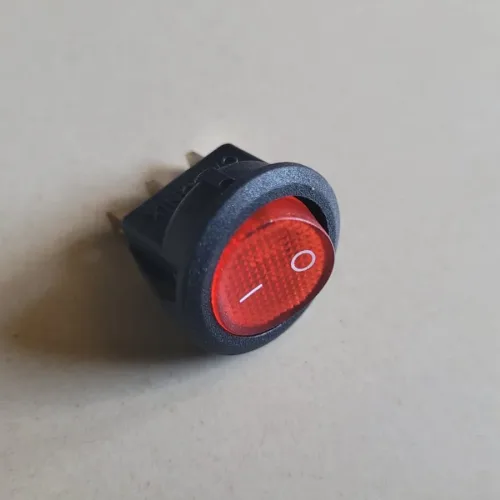Calonix brand 4A 3-Pin Round Rocker switch with LED Indicator
