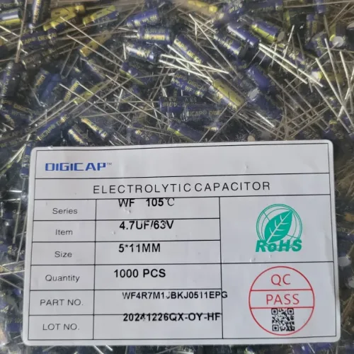 DIGICAP 4.7uf/63V Capacitor (10-Piece)