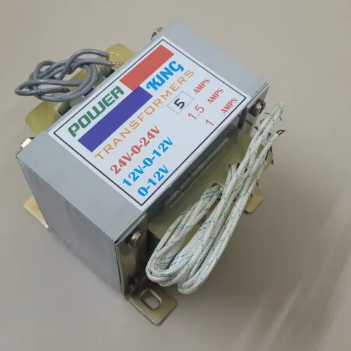 230V AC to 24 0 24V, 5A Transformer from Power King Brand