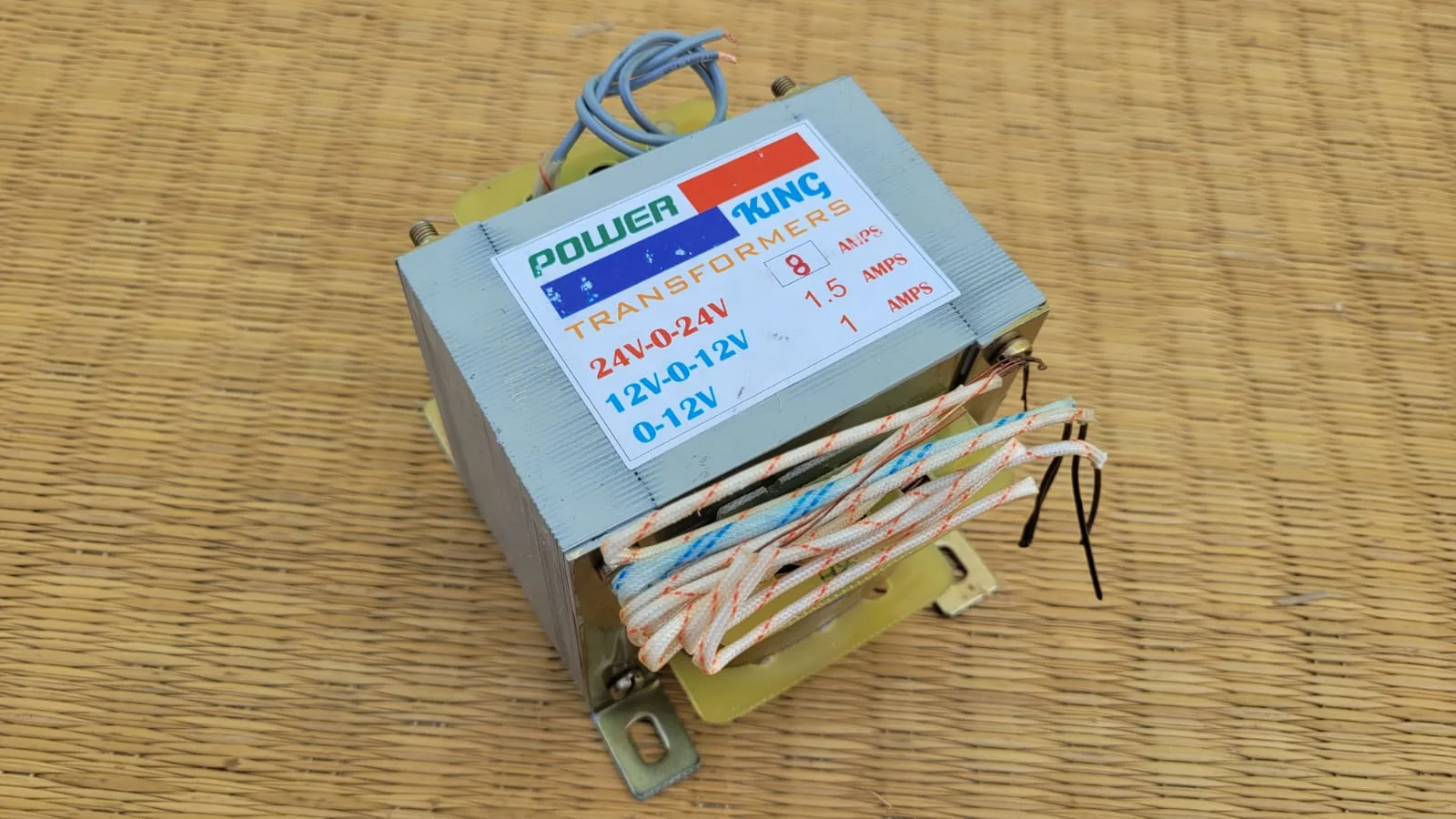 230V AC to 24 0 24V, 8A Transformer from Power King Brand