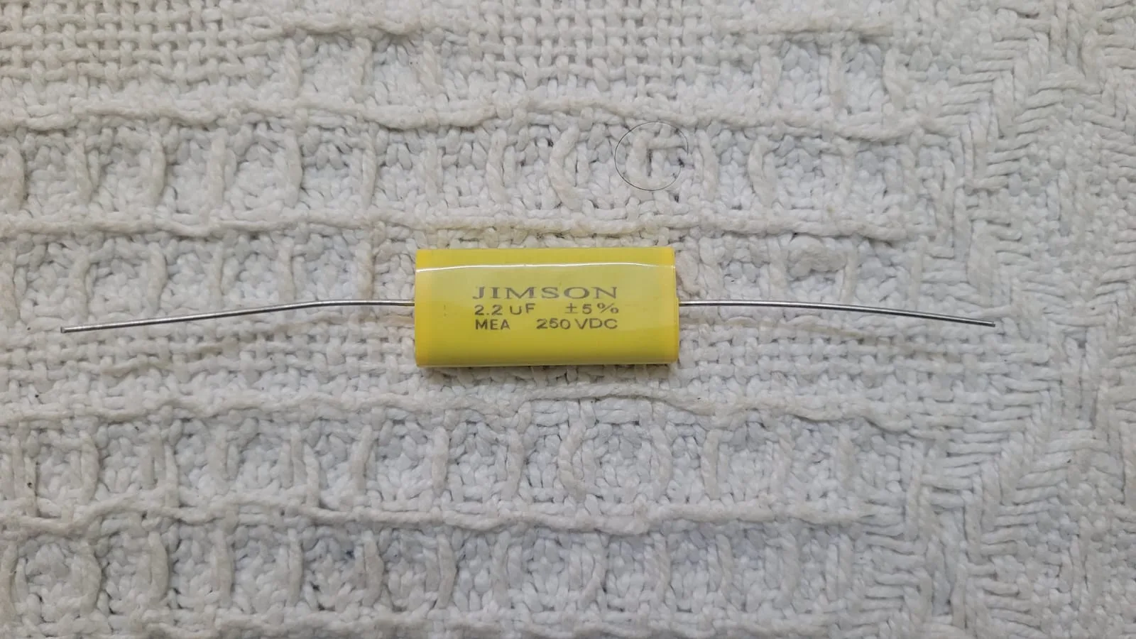 JIMSON 2.2uf / 250V Metallised Polyester Film Capacitor