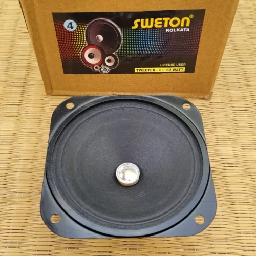 Sweton 4" 4-Ohms 60W Magnet Twetter (4-Piece Pack)